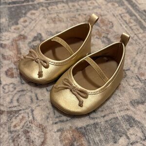 Old Navy Gold Baby Ballet Flats